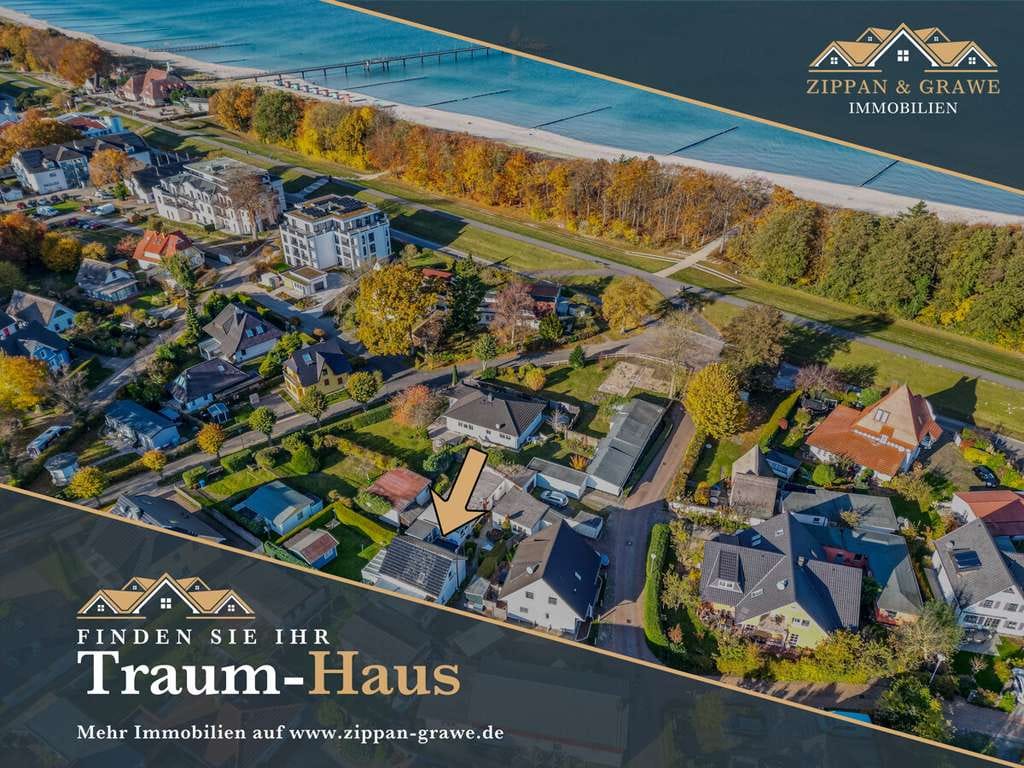 Immobilie in Zingst - Einfamilienhaus mit zwei Bungalows – nur 100 m vom Ostseestrand in Zingst - Bild 0