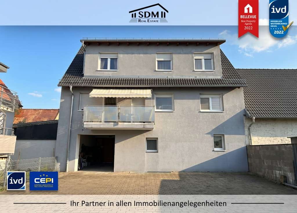 Immobilie in Karlsdorf-Neuthard - KAPITAL & ZUKUNFT: Zweifamilienhaus mit ELW in Karlsdorf - Bild 0