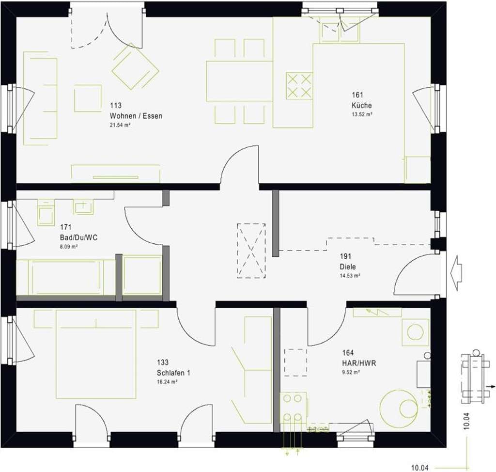 Immobilie in Böhme - Neubau nach Maß: 2 Zimmer, 83 m², KfW 55 - Bild 4