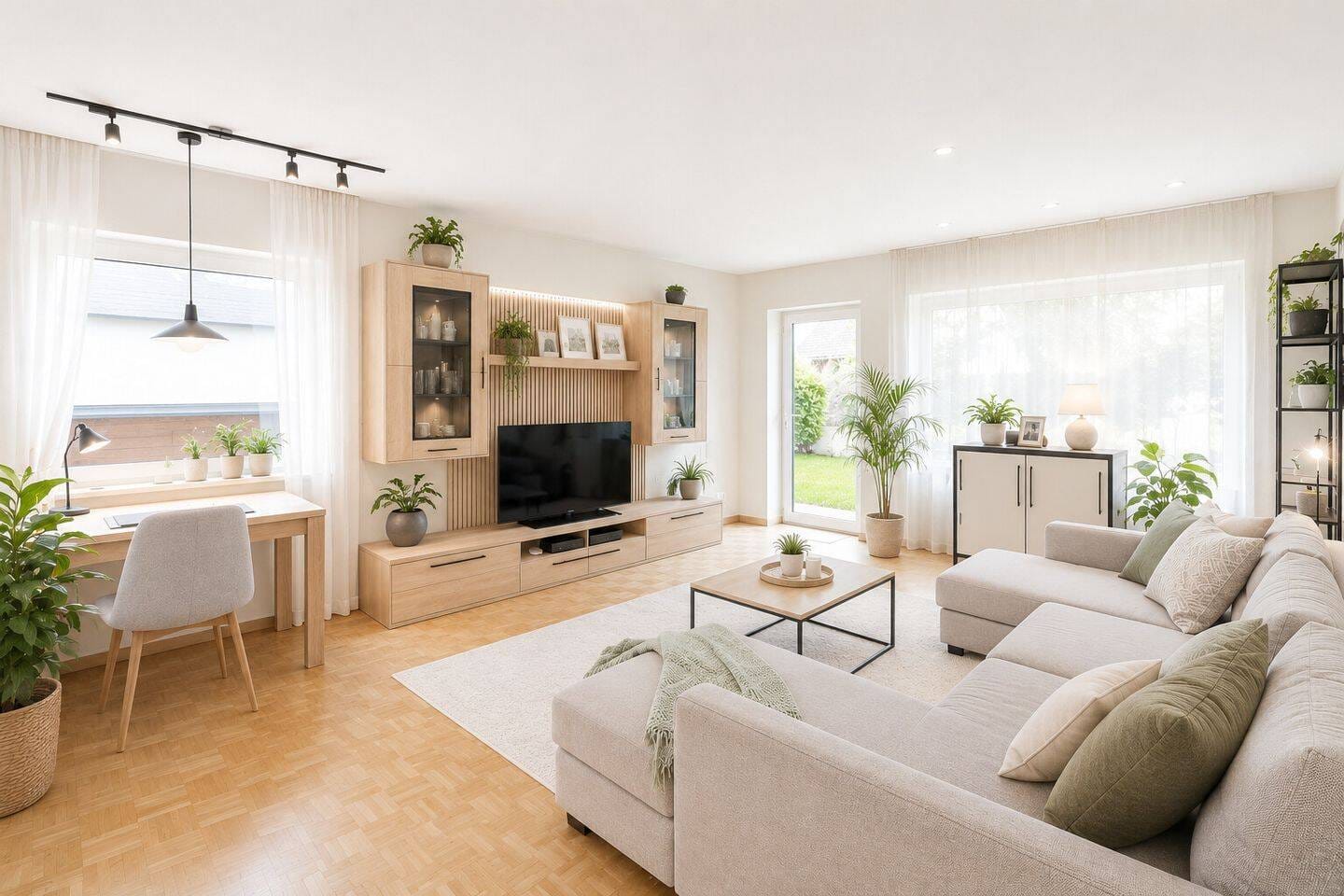 Immobilie in Dahn - Großzügige helle 4-ZKB-EG-Wohnung mit Garten, Terrasse & Garage in Dahn - Bild 1