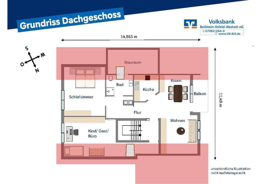 Immobilie in Abstatt - Einfamilienhaus mit Traumgarten und großer Einliegerwohnung! - Bild 2