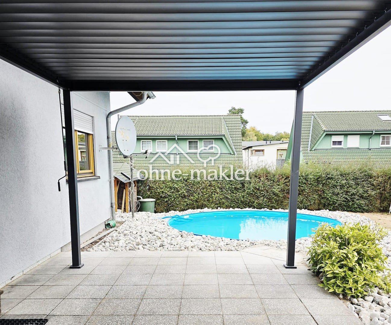 Immobilie in Ückeritz - Einfamilienhaus mit 4SZ mit Pool, Carport, Kamin + Gästehaus und großen Grundstück - Bild 4