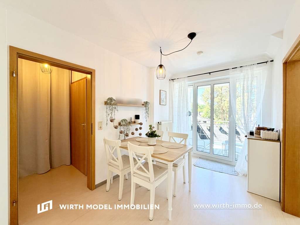 Immobilie in Schwebheim - Ansprechend Zwei-Zimmer-Wohnung mit Balkon und Aufzug in traumhafter Lage Schwebheims - Bild 1