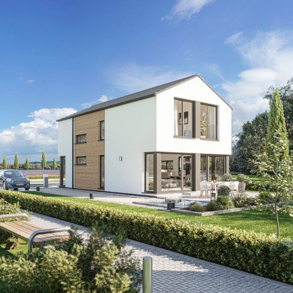 Immobilie in Kranzberg - Einheimische exklusiv - Modernes Neubau-Einfamilienhaus mit Keller in Kranzberg - Bild 0