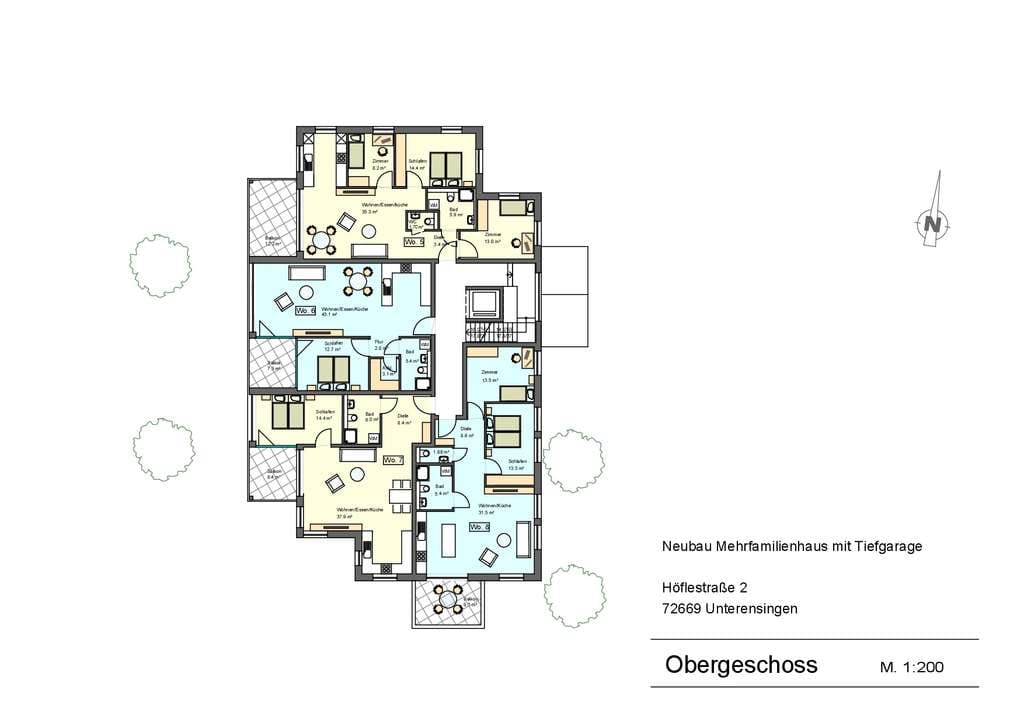 Immobilie in Unterensingen - 3-Zimmer Obergeschoss Neubauwohnung  (Fertigstellung: Q3-2026) - Bild 3