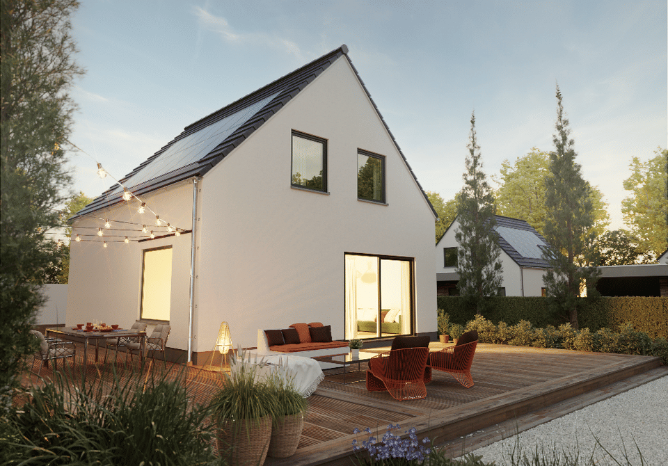 Immobilie in Börßum - Mit Grundstück: Viel Wohnraum auf kleiner Fläche. Ihr energiesparendes Town & Country Raumwunder in Börßum OT Achim - Bild 0
