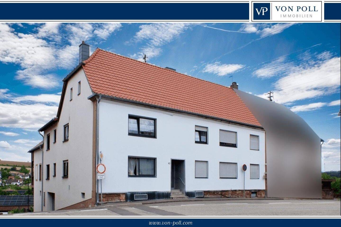 Immobilie in Hornbach - Gepflegtes Mehrfamilienhaus mit 4 Wohnungen in verkehrsgünstiger Lage in Hornbach - Bild 0