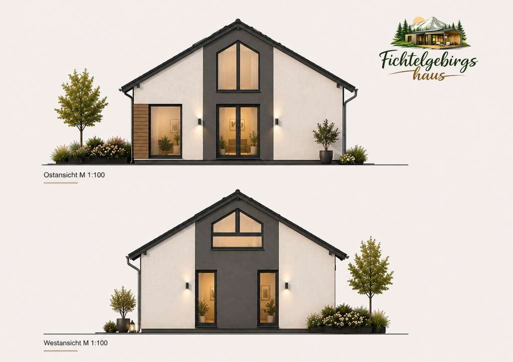 Immobilie in Wiedensahl - Bungalow Edeltraut | Diffusionsoffen | Offene Galerie | Schlüsselfertig | KfW-40 - Bild 3