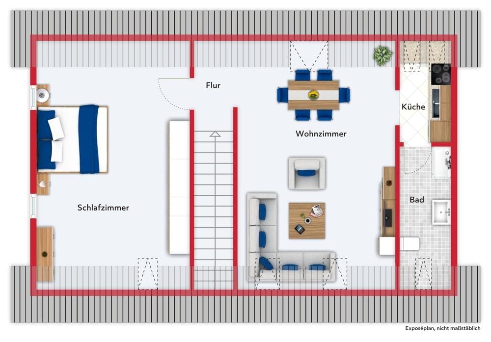 Immobilie in Mandelbachtal - Ommersheim-Ortskern: Ein- bis Zweifamilienhaus mit Garage, einseitig angebaut, in sehr guter Lage - Bild 3