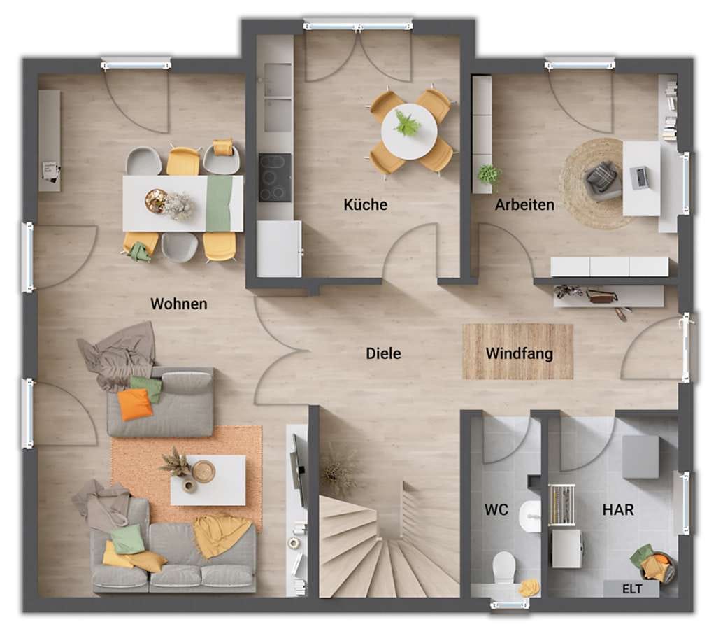 Immobilie in Fahrenbach - Strahlend und lauschig – ein Traumhaus für die Familie - Bild 3