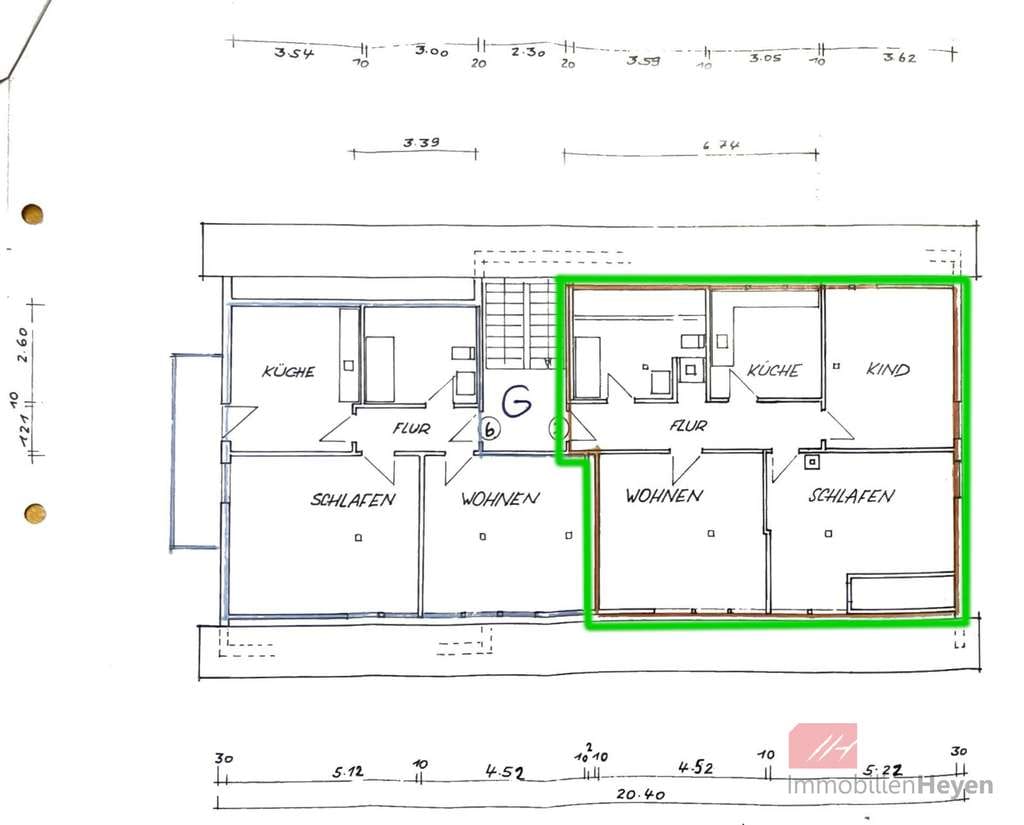 Immobilie in Isny im Allgäu - Vermietete 3-Zimmer-Dachwohnung mit Garage, in einem gepflegtem Mehrfamilienhaus - Bild 3