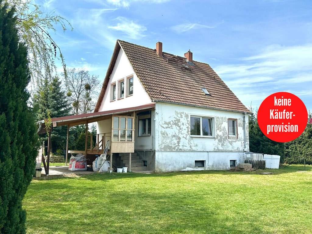 Immobilie in Strasburg (Uckermark) - HORN IMMOBILIEN ++ Alleinlage gesucht? Einfamilienhaus, voll unterkellert in Gehren bei Strasburg - Bild 0
