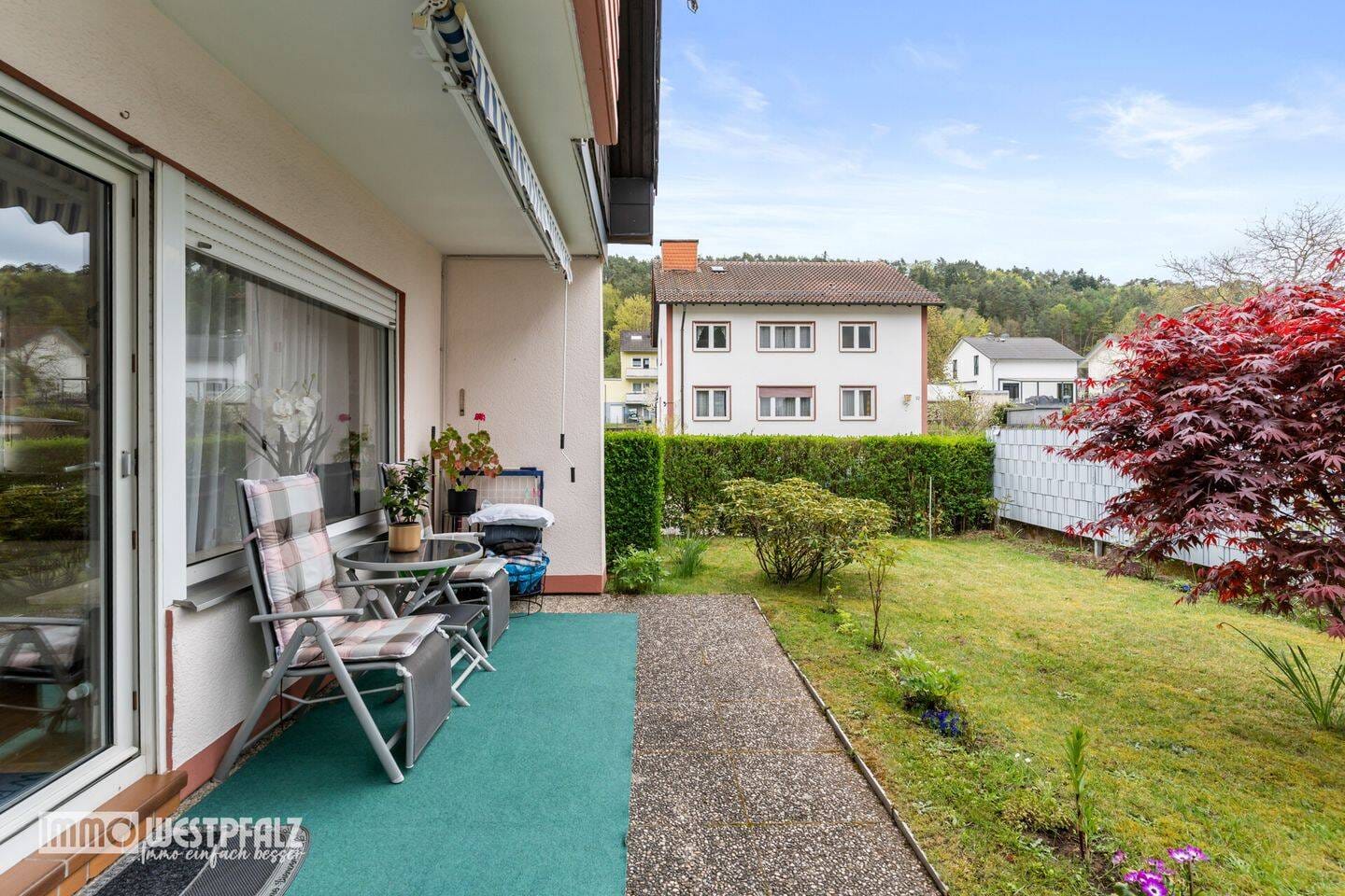 Immobilie in Dahn - Ruhig gelegene helle 3-ZKB-EG-Wohnung mit Garten & Garage in Dahn - Bild 4