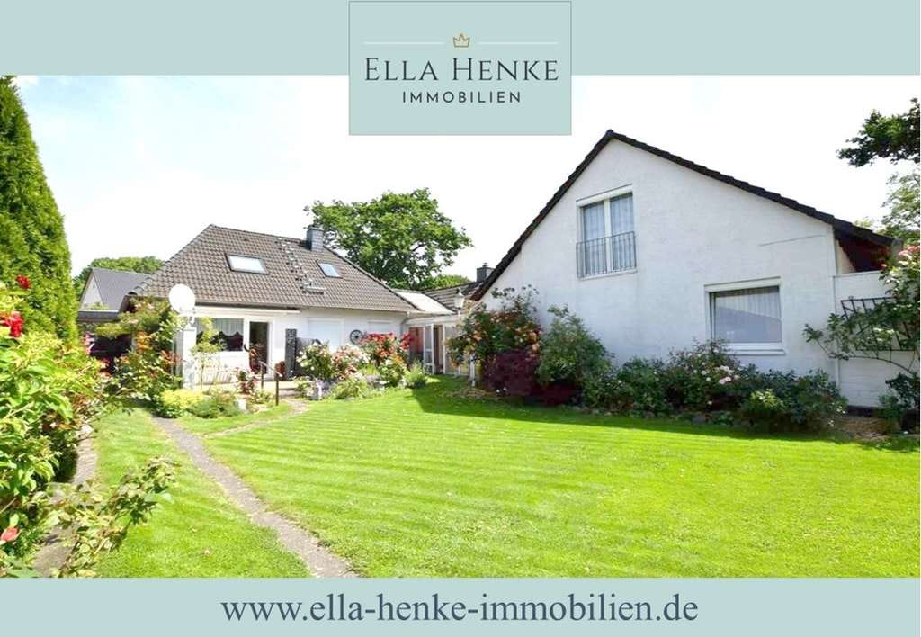 Immobilie in Lehre - 2 Häuser - ein Preis - auf 1.100m² großem, schönem Grundstück mit Garage + Carport. - Bild 0