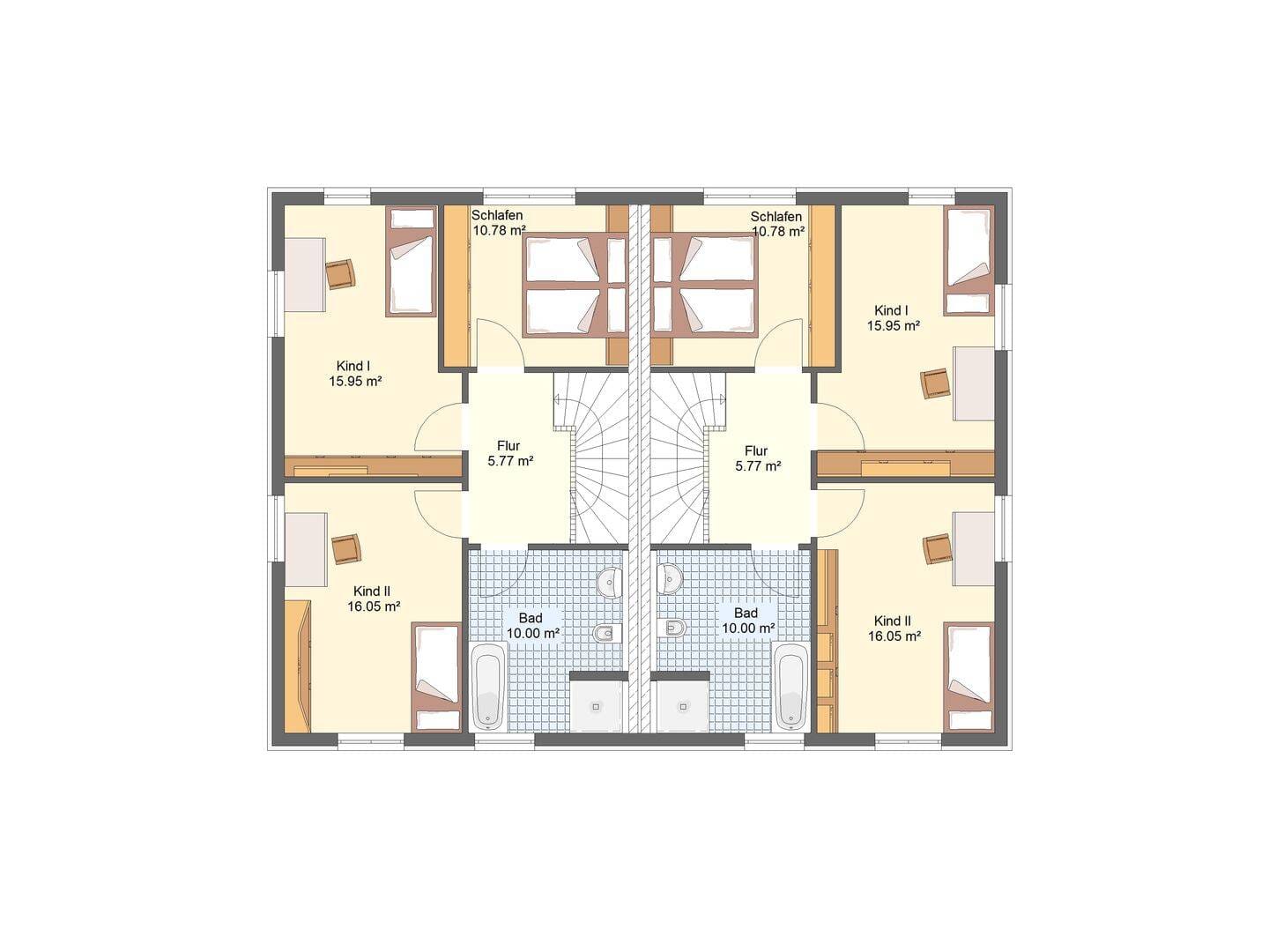 Immobilie in Völpke - modernes Doppelhaus Neubauprojekt, für den Eigenbedarf oder als Investition  - Bild 3