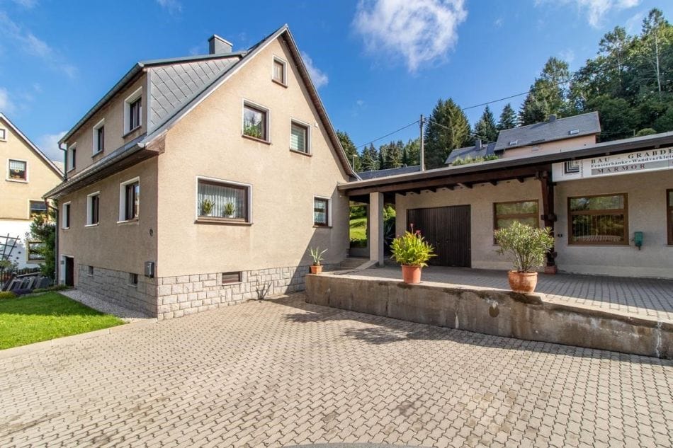 Immobilie in Zschorlau - Perfekte Kombination - Eigenheim mit eigenständigem Gewerbeobjekt - Bild 0