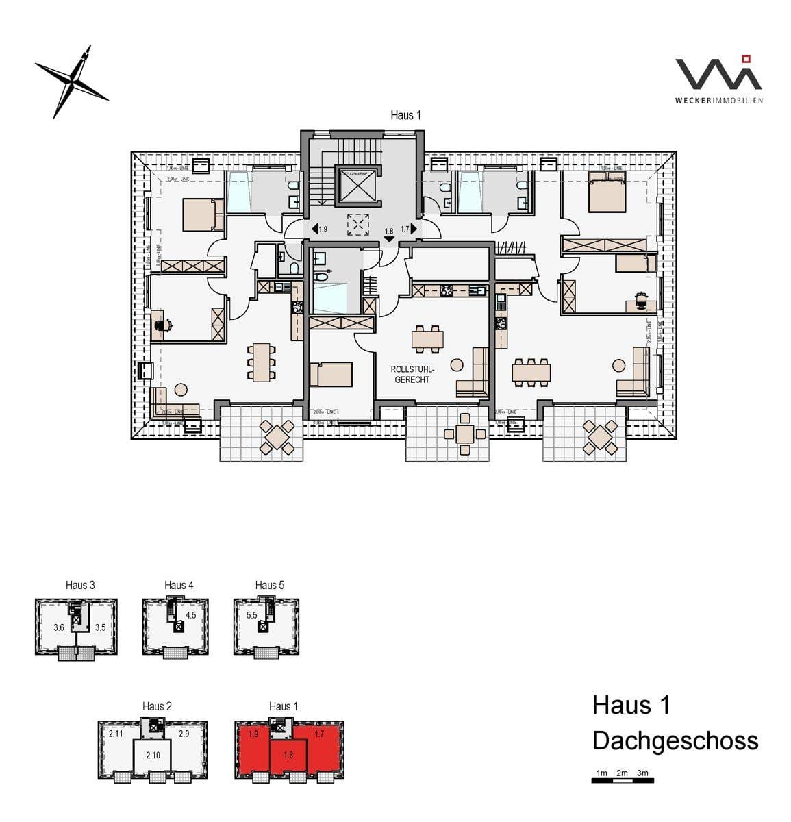 Immobilie in Glandorf - WOHNEN IM SEILERPARK! Penthaus-Wohnung mit sonnigem Balkon (KfW 40 + QNG) - Bild 4