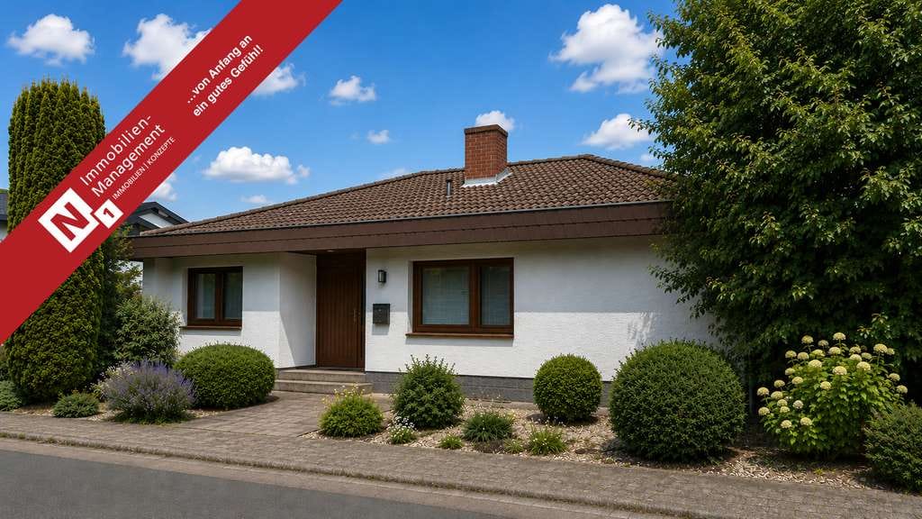 Immobilie in Lohnsfeld - Viel Platz für meine Familie und mich - Bungalow mit Einliegerwohnung, Garage, Garten & 2 Terrassen - Bild 0