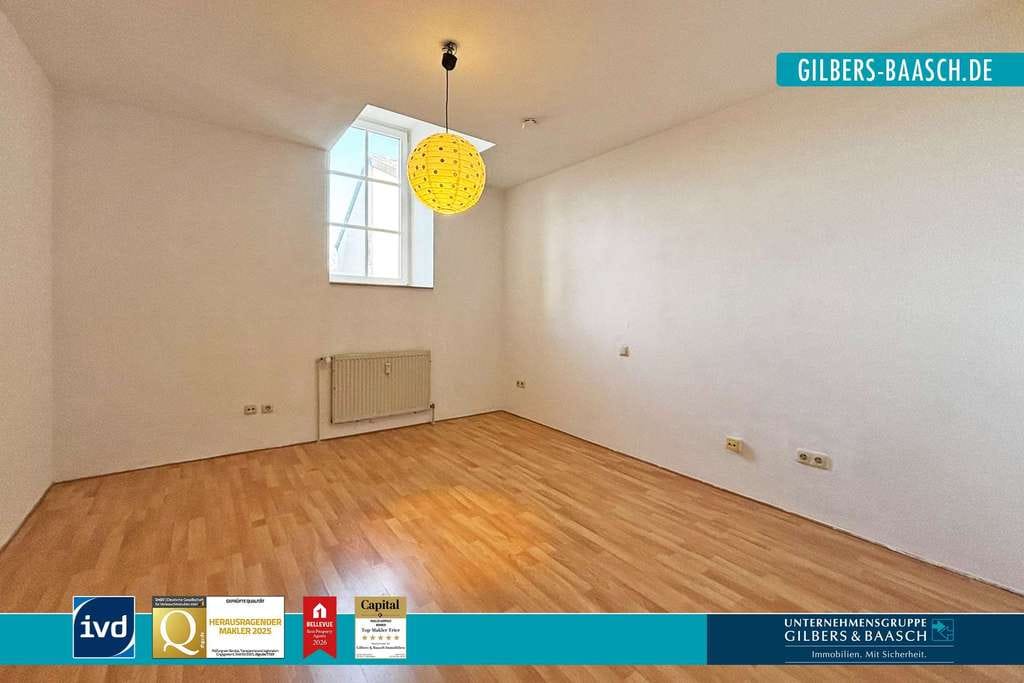 Immobilie in Trier - Trier-Mitte: leerstehende 2-ZKB Wohnung mit ca. 44 m² Wohnfläche + Duplex-Stellplatz & Kellerraum - Bild 0