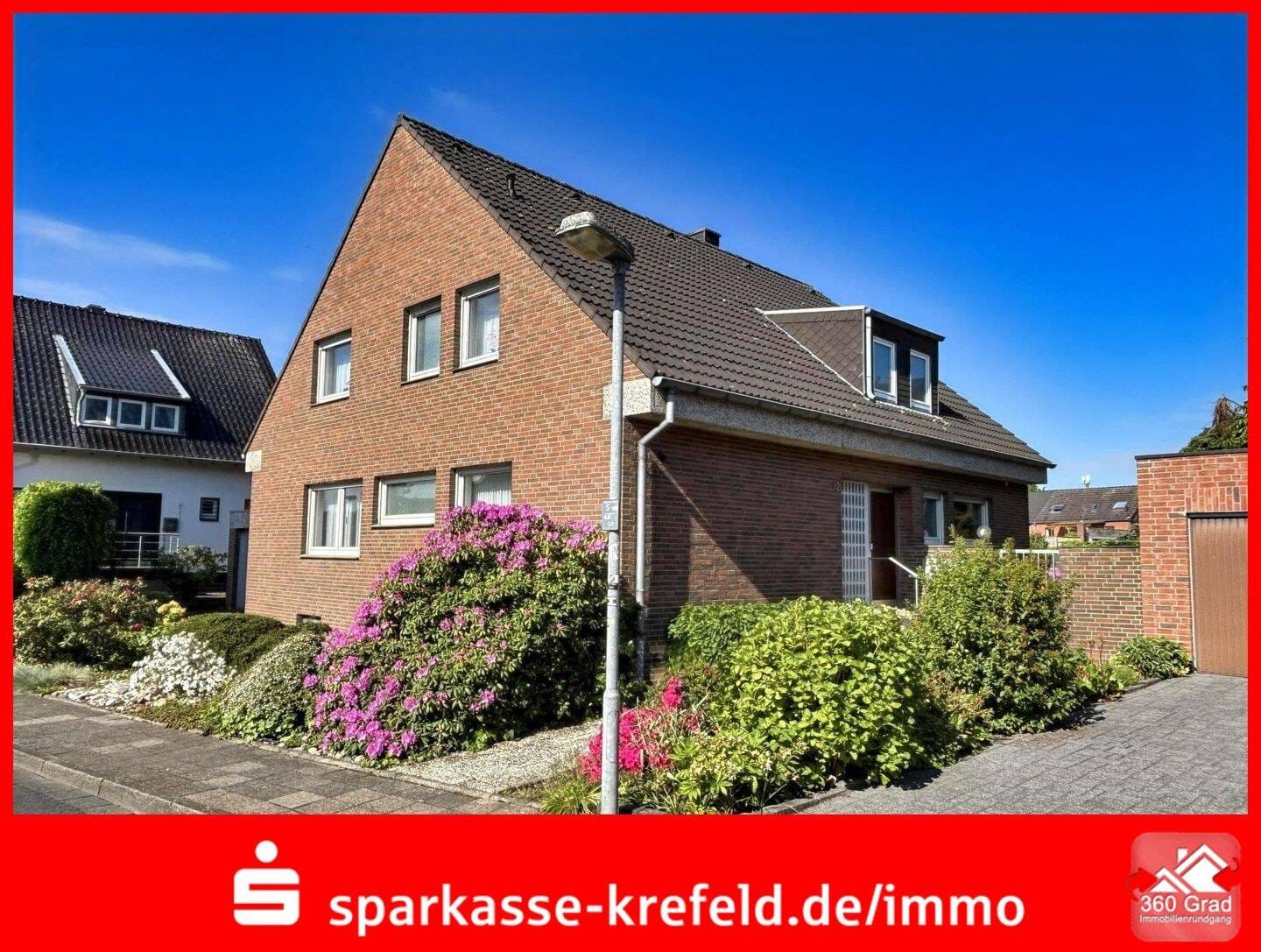 Immobilie in Tönisvorst - Freistehendes Zweifamilienhaus mit zwei Garagen - Bild 0