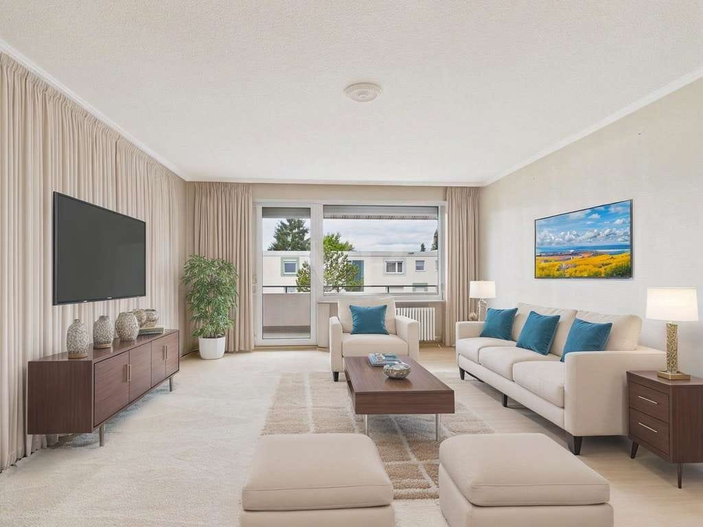 Immobilie in Niederwerrn - Platz für neue Wohnideen:  3-Zimmer-Wohnung mit Balkon und Tiefgaragenstellplatz - Bild 1