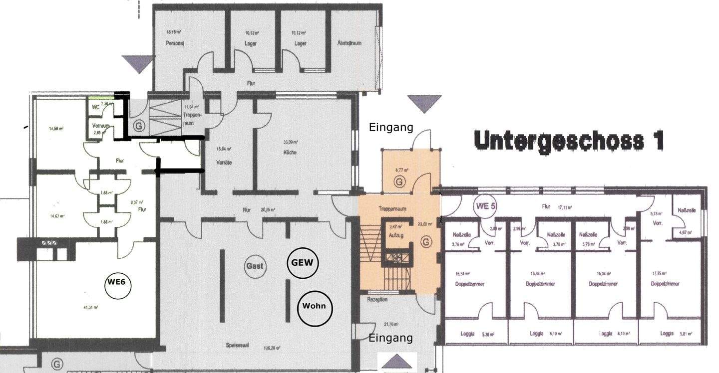 Immobilie in Bad Steben -   378 m²  für Wohnung und / oder gewerbliche Nutzung / Büro / Praxis / Fitness / Atelier / Ausstellung usw. - Bild 3