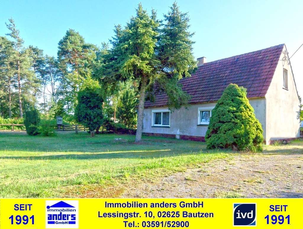 Immobilie in Mücka - Mikow - Modernisierungsbedürftiges EFH mit Garage - Nebengelass bei Niesky - Bild 0