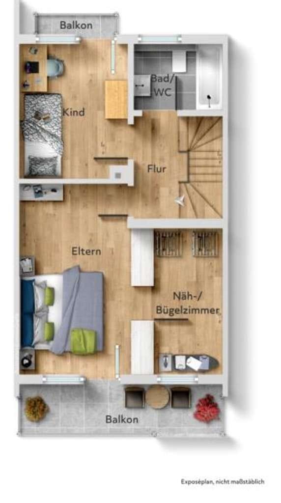 Immobilie in Großbettlingen - Modernes Wohnambiente! Attraktives Reihenmittelhaus in ruhiger Wohnlage! - Bild 3