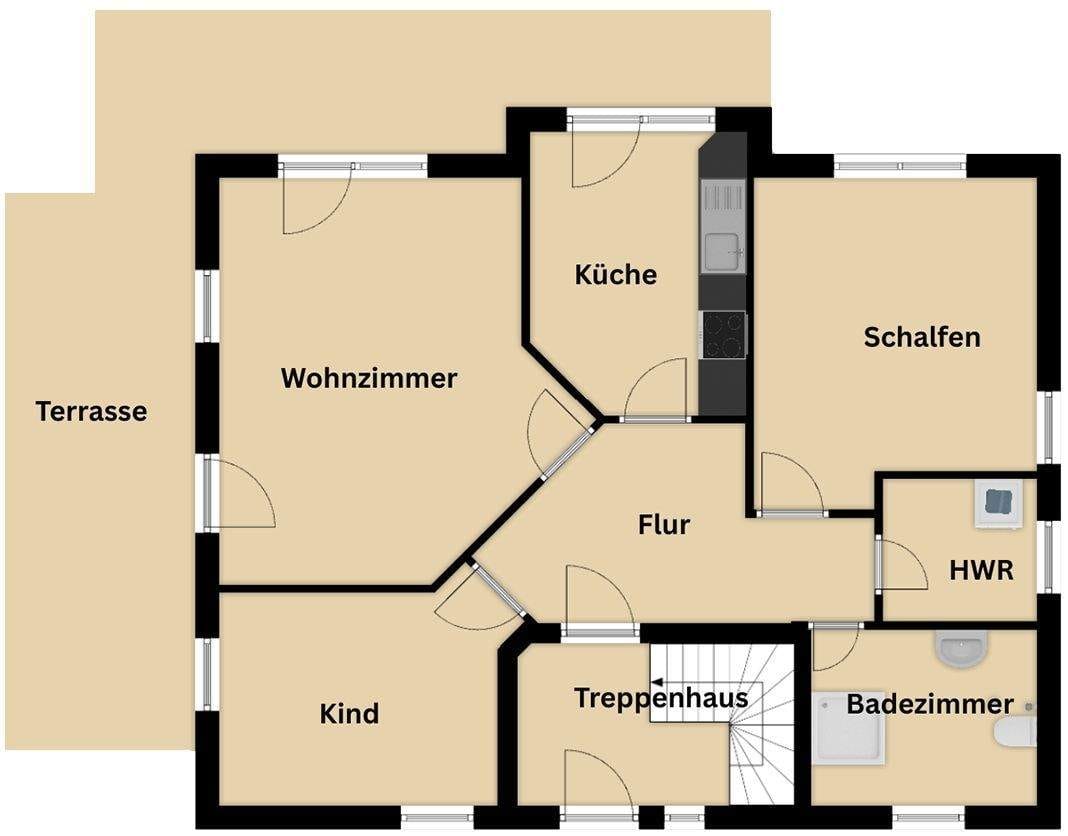 Immobilie in Leer - Vermietetes Zweiparteienhaus in stadtnaher Lage als Kapitalanlage - Bild 1