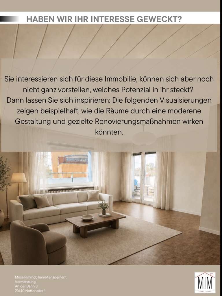 Immobilie in Buxtehude - Stilvolle Balkonwohnung mit Weitblick über Buxtehude - Bild 4