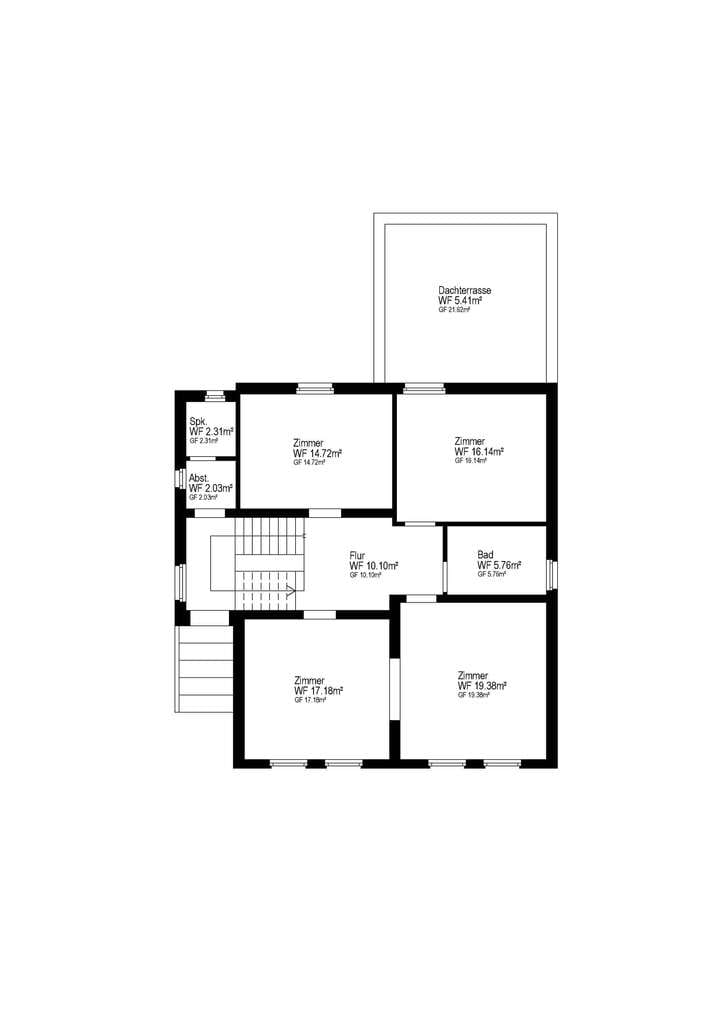 Immobilie in Lengerich - Altbauvilla mit schön viel Platz, großer Dachterrasse und Doppelgarage - Bild 4