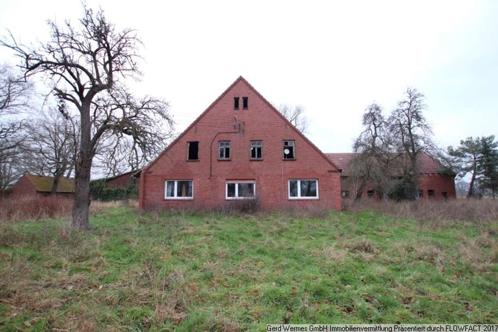 Immobilie in Rahden - Großzügiger Resthof mit Ackerflächen und Grünflächen zu verkaufen - Bild 1