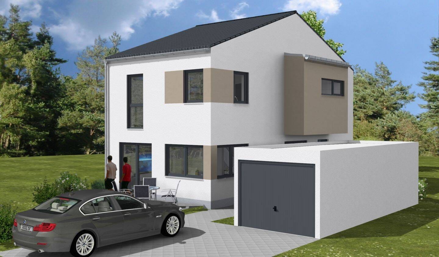 Immobilie in Obertraubling - Doppelhaushälfte mit Keller in Oberhinkofen BG Dorfbreite III; Parzelle 2, inkl. Grundstück - Bild 1