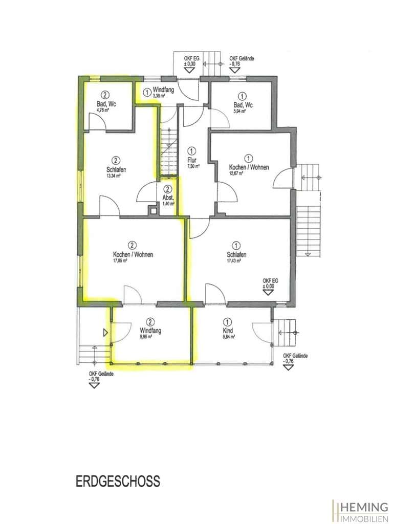 Immobilie in Guntersblum - HEMING-IMMOBILIEN -  EFH oder 1-3 WE / Kapitalanlage oder Selbstbezug - Bild 1