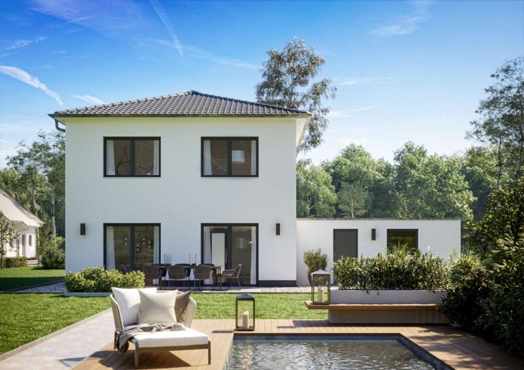 Immobilie in Thum - Moderne 114m² Stadtvilla mit Walmdach zum Wohlfühlen! - Bild 0