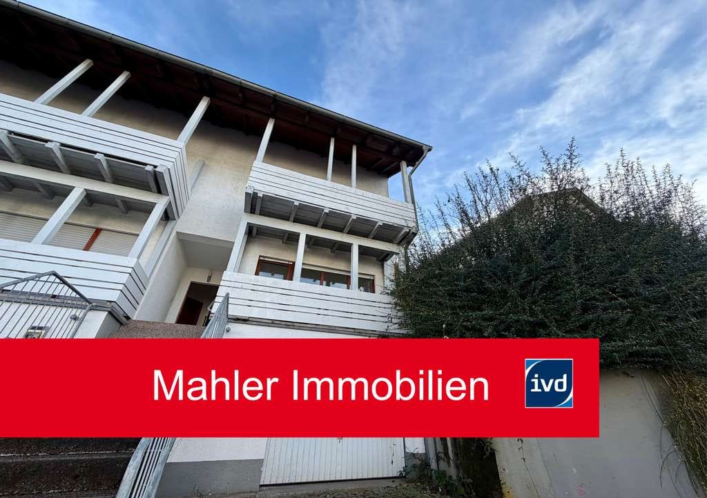 Immobilie in Neckargemünd - Helles Reihenendhaus in Split-Level-Bauweise mit innenliegender Garage & schönem Garten - Bild 0