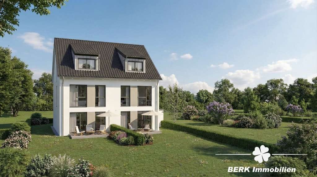 Immobilie in Sailauf - BERK Immobilien - Neubau-Doppelhaushälfte in Sailauf. Modern, hell & mit KfW40-Standard (förderfähig - Bild 2