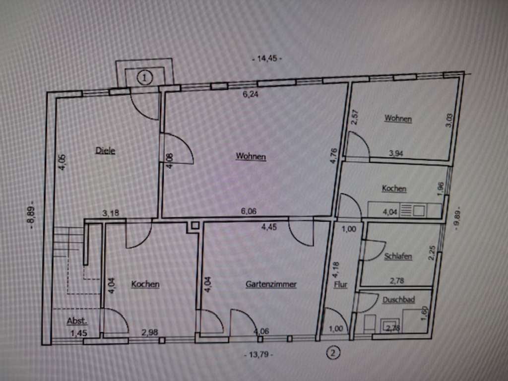 Immobilie in Bleckede - Denkmalgeschütztes Fachwerkhaus mit Nebengebäude und Garage - Bild 1