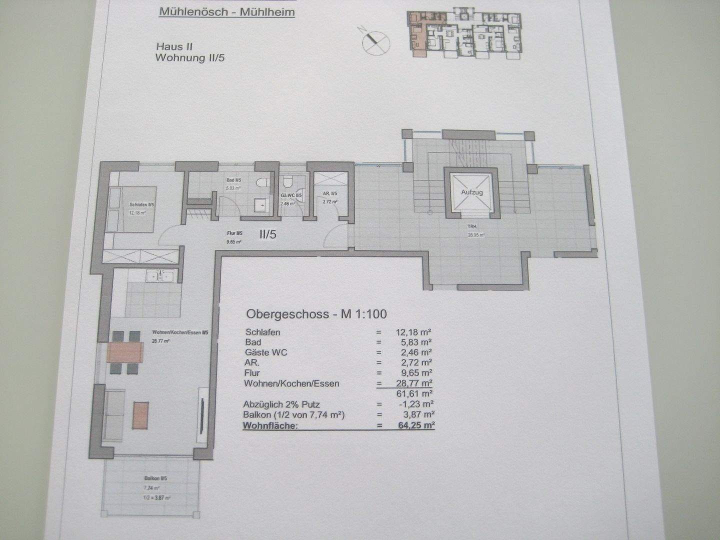 Immobilie in Mühlheim an der Donau - Attraktive Neubau 2 Zimmer-Wohnung in Mühlheim an der Donau - Bild 1