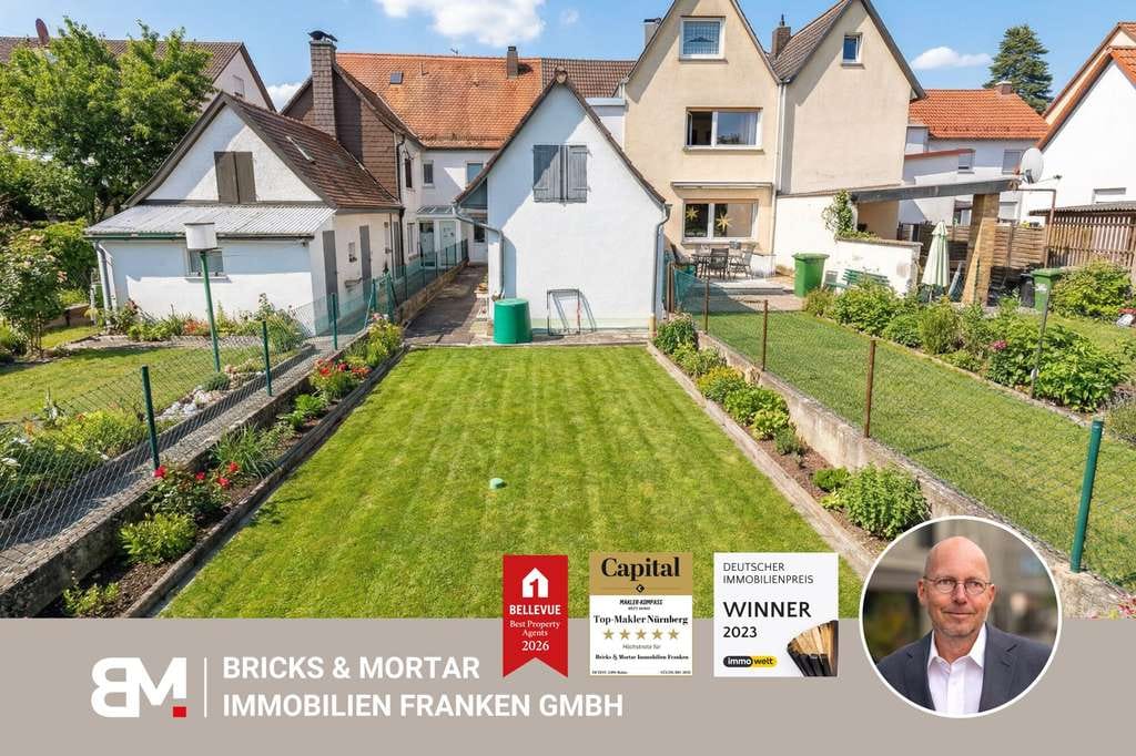 Immobilie in Hersbruck - Familienfreundliches Reihenmittelhaus mit Garten – 5 Zimmer auf 3 Etagen - Bild 0