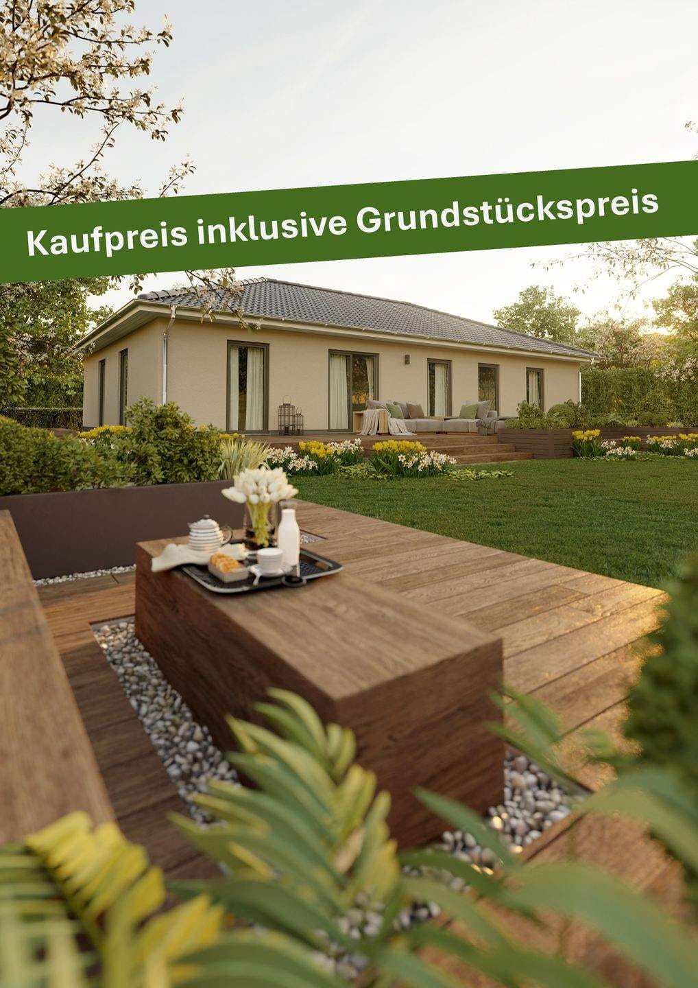 Immobilie in Kneitlingen - Mit Grundstück: Der massive Bungalow für Familien, die sich Flexibilität wünschen in Kneitlingen - Bild 0