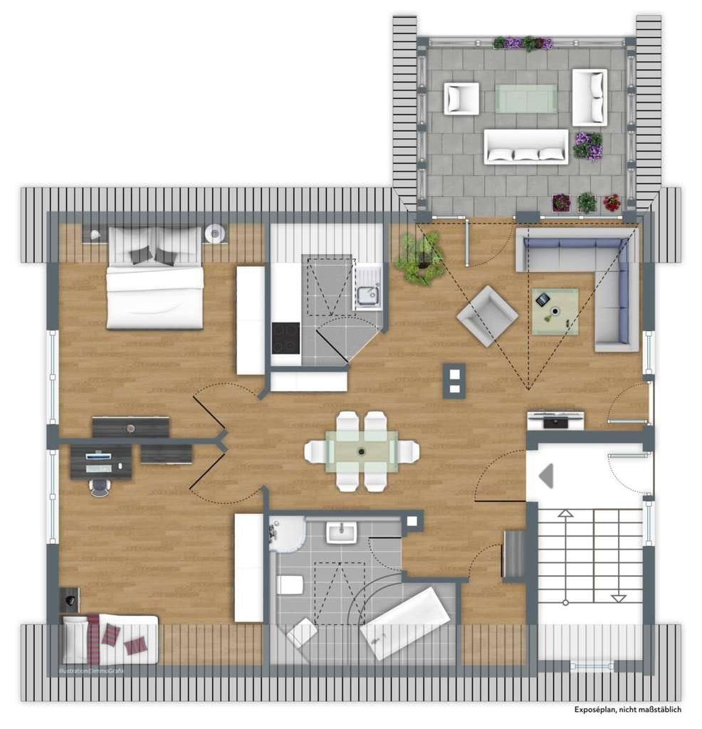 Immobilie in Hasselroth - Großzügiges Mehrfamilienhaus mit 3 Wohneinheiten auf weitläufigem Grundstüc - Bild 4