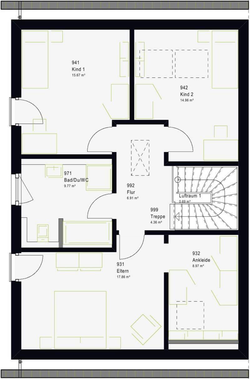 Immobilie in Schallbach - Doppelhaushälfte in Schallbach: 5 Zimmer, 136 m² - Festpreis 571.000 EUR - Bild 2