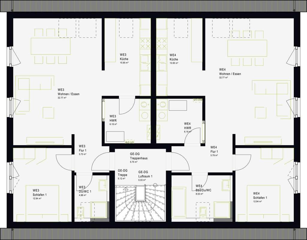 Immobilie in Saulheim - Hier wohnen zwei Familien wie in einem Doppelhaus. - Bild 3
