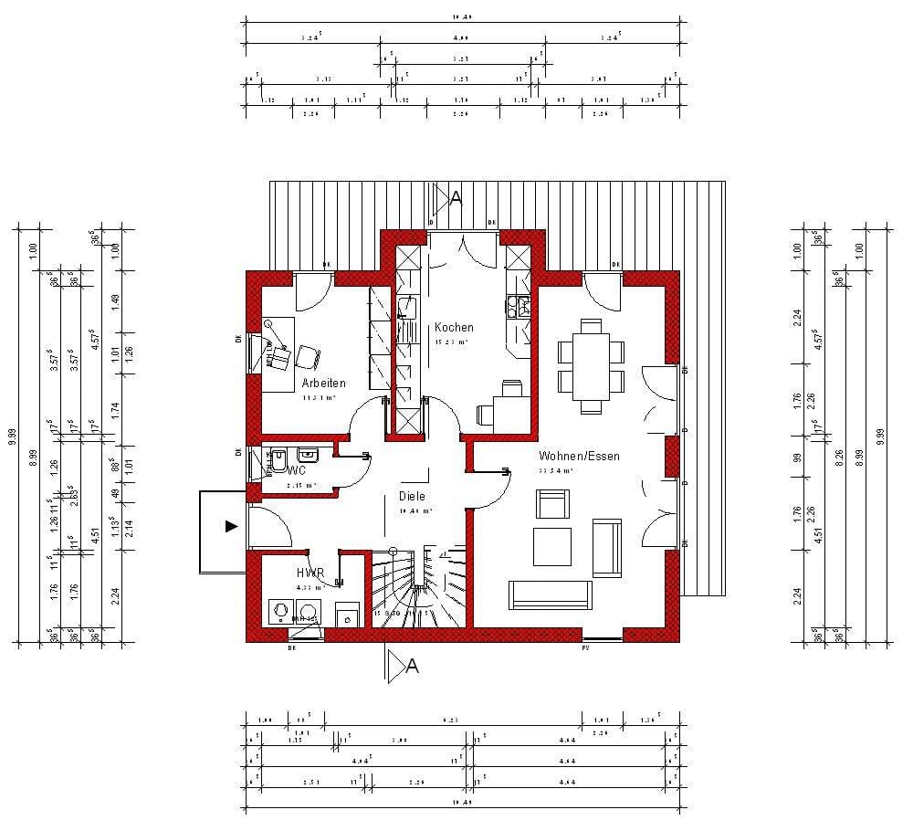 Immobilie in Giesen - Exklusives Einfamilienhaus: Zeitlose Eleganz und zukunftssichere Energieeffizienz in Giesen - Bild 1