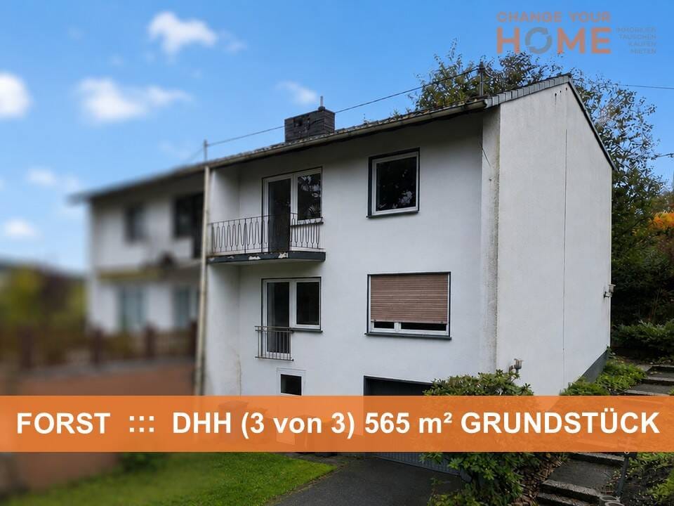 Immobilie in Forst (Eifel) - EINS von 3 HÄUSERN   :::   DOPPELHAUSHÄLFTE   :::   FORST-SEIFEN - Bild 0
