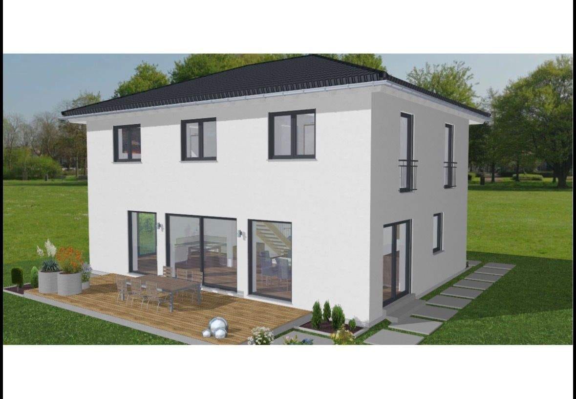 Immobilie in Erlabrunn - Fertig projektiertes 141 m² Einfamilienhaus inkl. 700 m² Grundstück & Doppelgarage, QNG-fähig - Bild 0