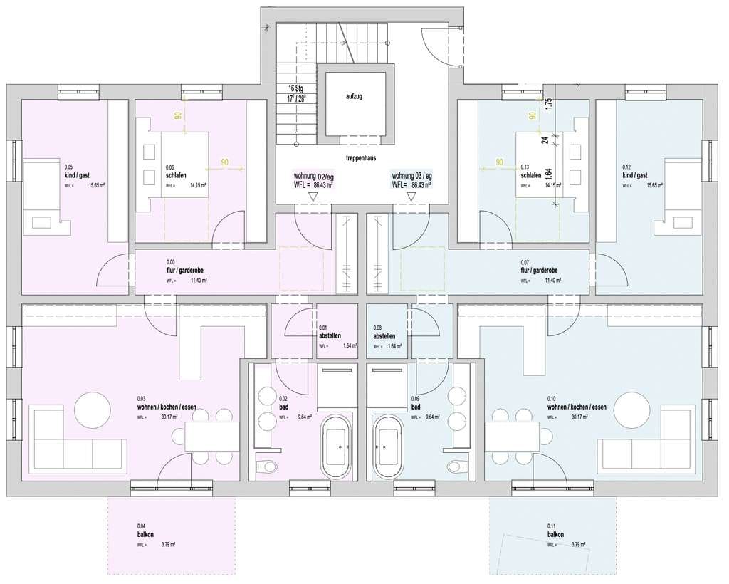 Immobilie in Westheim - Ihr neues Zuhause: Moderne 3-Zimmer Erdgeschosswohnung mit Balkon - Bild 4