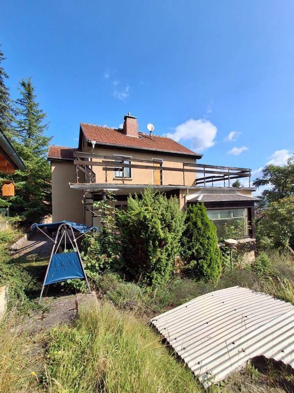 Immobilie in Rudolstadt - Objekt-Nr5.: 9425 - idyllisches Einfamilienhaus mit Kamin, Außenkamin, Pool und Garage auf großem Grundstück in Rudolstadt - Bild 1