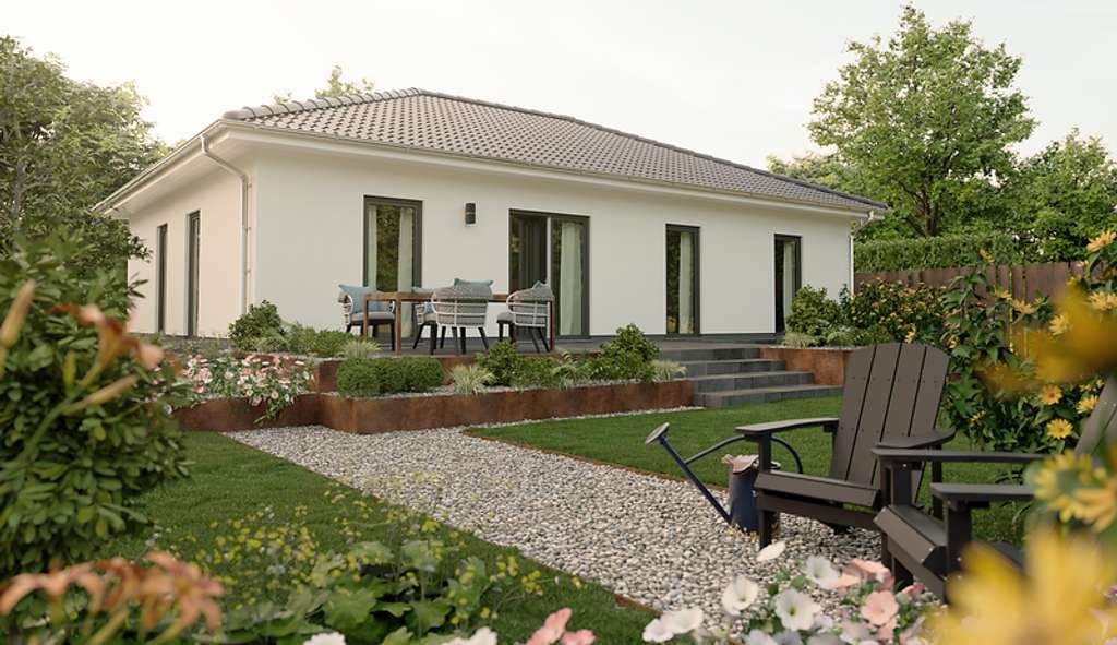 Immobilie in Bersteland - Stufenlos elegant - Ihr massives und sicheres Zuhause in Freiwalde / Preis inkl. Grundstück - Bild 2